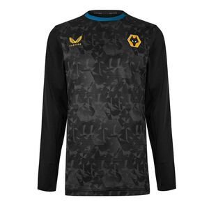 Castore Mens Wolves Training Football Shirt / Caviar/Black Caviar